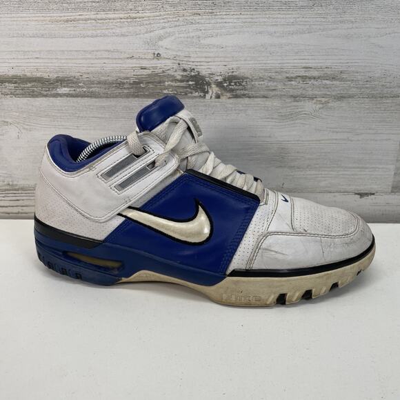 Nike Air ZOOM Generation LeBron‎ James OG Royal Shoes 308573-112 VTG Size 11 main image 11